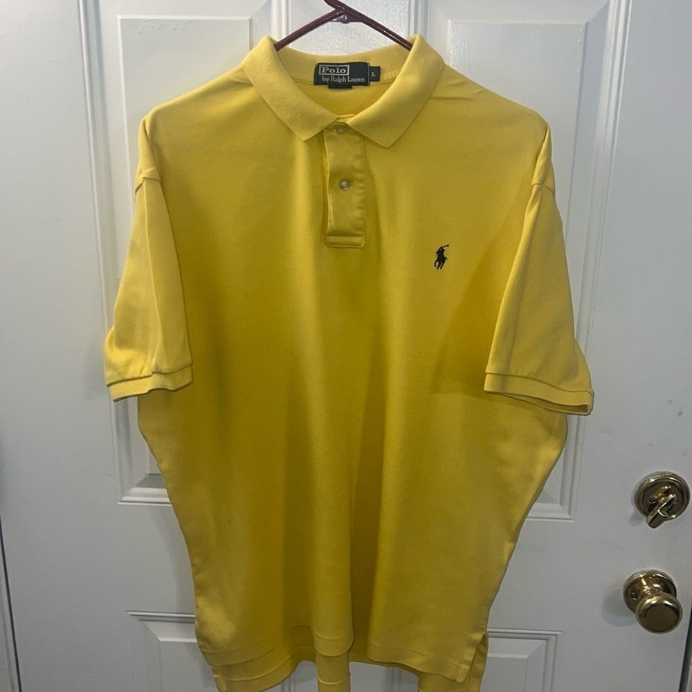 Polo Ralph Lauren shirt yellow blue